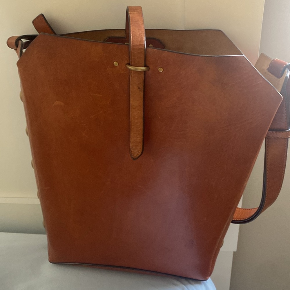 Tory Burch brown tote bag: shoulder bag - Picture 5 of 16